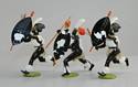 Three Zulu Warriors Running