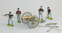 Civil War Union Artillery - 12 Pounder Gun and 4 Man Crew