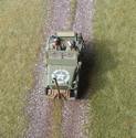 Short Grass Mat with Dirt Tracks