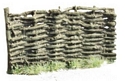 Woven Wicker Fence Section
