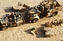 Desert Sand Mat with Diagonal Vehicle Tracks