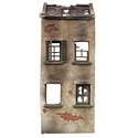French Ruined House Facade Section