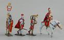 Mounted Roman Tribune, Signifer, Cornicen and Centurion