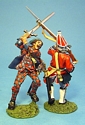 Highlander with Two-handed Sword and Grenadier