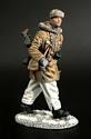 LSSAH MG42 Gunner Marching in Yellow Coat