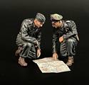 Tank Crewmen Studying Map