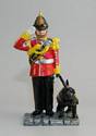 Mercian Regiment Colour Sergeant with Staffordshire Bull Terrier Mascot