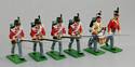 WB1 27th Inniskilling Officer, Drummer & 4 Soldiers (Irish Regiment at Waterloo)