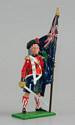 42nd Blackwatch Highlander Officer w/Regimental Color