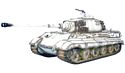 German Winter King Tiger - Panzer Abt. 509 - Hungary