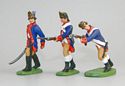 1st Delaware Blues - Lunging, Advancing with Bayonet & Officer with Sword