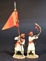 Standard Bearer and Musician, Maratha Infantry