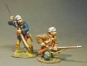 2 Militia Skirmishing, French Militia, Trois Rivieres Brigade