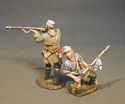 Two French Militia, Trois Rivieres Brigade