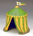 Medieval Crusader Tent #3 in Yellow & Green