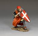 Crouching Crusader Knight w/Sword