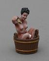 "Babs" Black Haired Beauty in a Tub