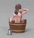 "Penny" in Tub w/ Brown Hair
