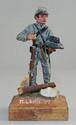 Confederate Soldier Holding Hat