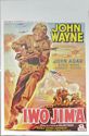 "Sands of Iwo Jima" Belgium Movie Poster Featuring John Wayne