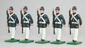 US Civil War Marines in Field Service Uniforms - 5 Marines at Carry Arms