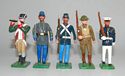 5 U.S. Marines – Continental Fifer, Civil War Union and CSA Marines Marching, WWI Marching and 8th & I Marching
