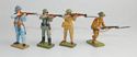 Four World War I Figures - Mini-Men