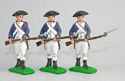 3rd Massachusetts Regiment - 3 Privates Advancing At the Ready