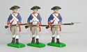 7th Pennsylvania Regiment - Three Privates Advancing At the Ready