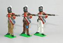 2AW39 14th US Infantry #2, 1812 - Three Privates Standing Firing