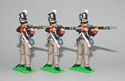 2AW40 16th US Infantry #2, 1812 - Three Privates Standing Firing