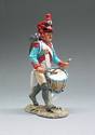 French Grenadier Drummer Marching