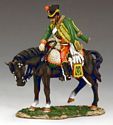 Mounted Hussar Petting his Mount