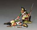 Kneeling Dragoon Helping A Comrade