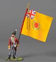 Officer with Regimental Colours