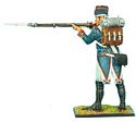 French 18th Line Infantry Fusilier Standing Firing in Forage Cap