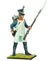 French 18th Line Infantry Fusilier Standing Loading Reaching for Cartridge