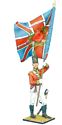 British 51st Light Infantry Regiment Ensign Standard Bearer - King's Colors