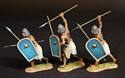 Egyptian Chariot Runners - Blue Shields