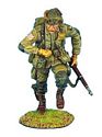 US 101st Airborne Paratrooper Running with M1 Garand