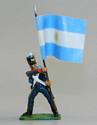 Flagbearer, 7th Infantry Battalion of San Martín / Argentina