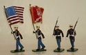 US Marines Color Party - Dress Blues