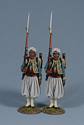 Two Tirailleur Algerien Standing at Attention