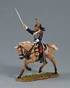 French Cuirassier Bravely Moving Forward