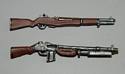 Browning Automatic Rifle and an M1 “Garand” Rifle Allied Weapons
