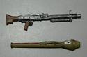 MG42 Machine Gun & Panzerfaust, Anti-Tank Rocket