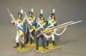 Portuguese Line Infantry, 21st Line Infantry Regt., 4 Line Infantry Loading, Set #1