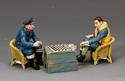 Two RAF Pilots Playing Drafts / Checkers