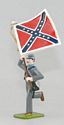 Confederate Running Flag-bearer
