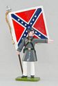 Regal Enterprises CSA Flag-bearer #4, American Civil War Glossy Finish – Hand Made in New Zealand